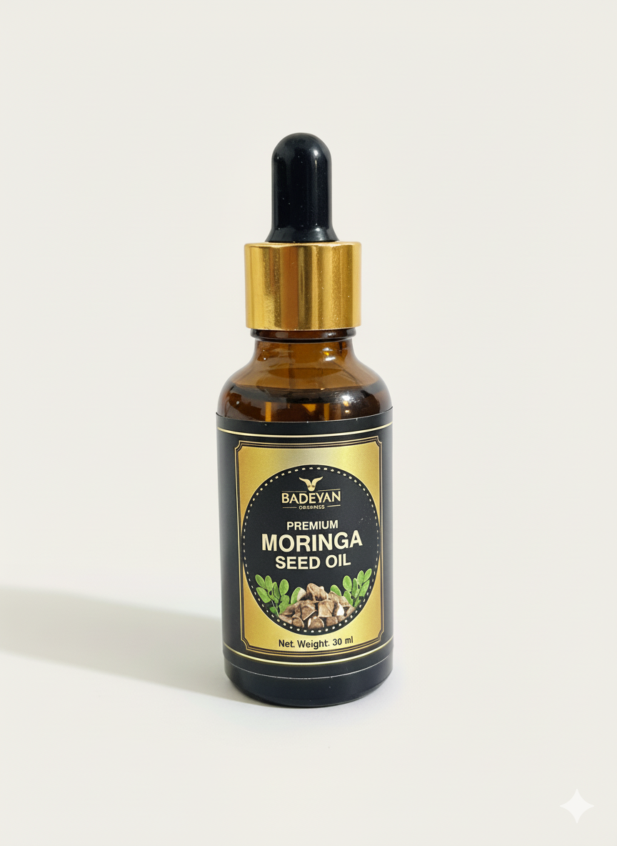 Premium Cold-Pressed Moringa Seed Oil – 30ml
