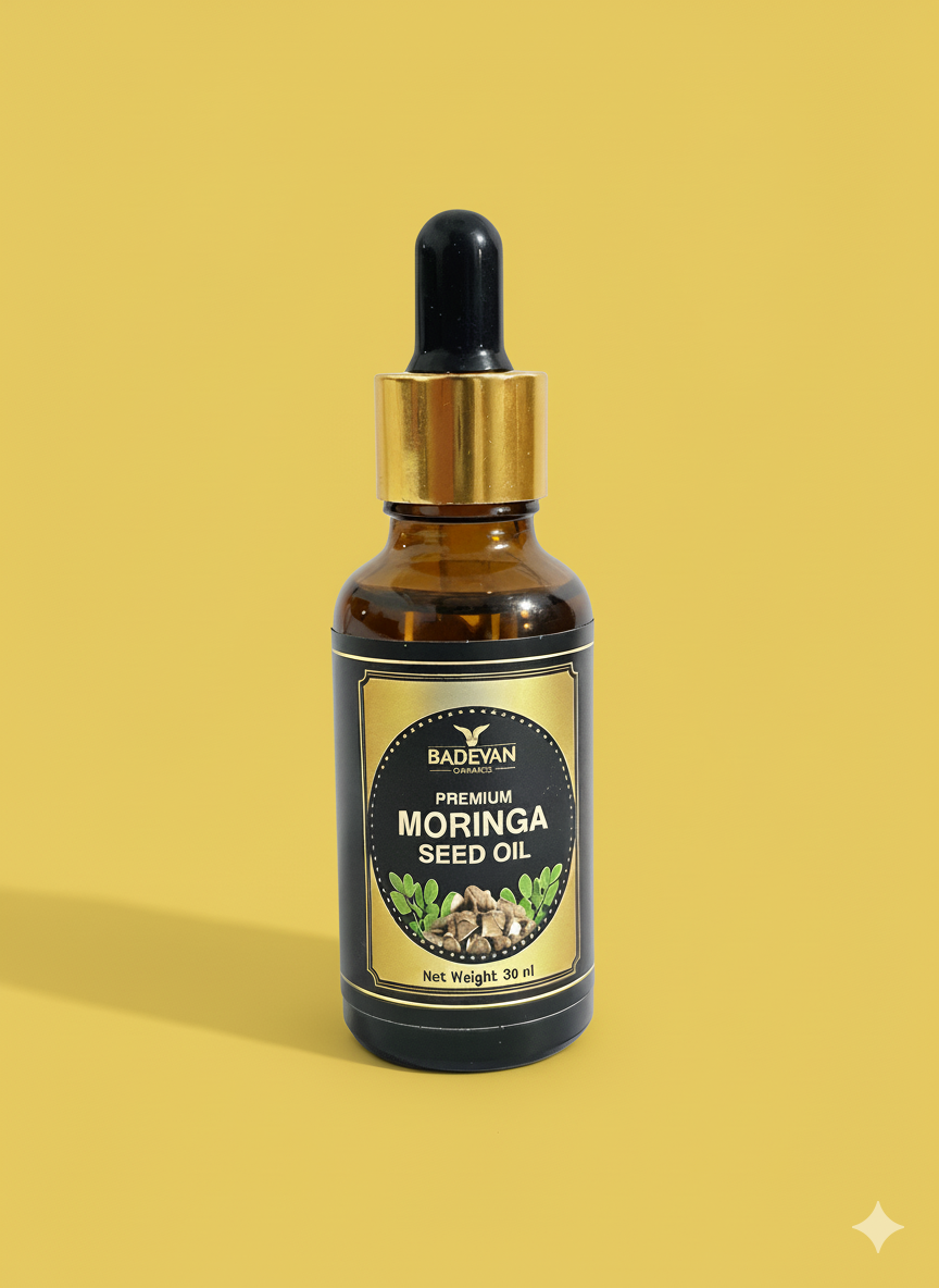 Premium Cold-Pressed Moringa Seed Oil – 30ml