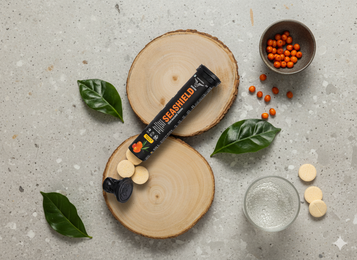 Seashield – Natural Antioxidant Effervescent Tablets